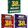 PW 38 Years NEET Previous Year Solved Question Papers Physics, Chemistry and Biology PYQ Combo Set of 3 Books (2025 - 1988) Chapterwise Topicwise Solutions For NEET Exam 2026