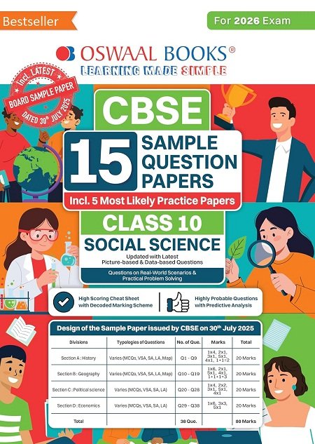 CBSE 15 Sample Question Papers Class 10 Social Science
