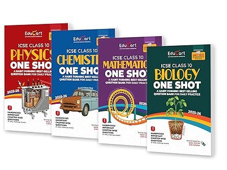 ICSE Class 10 Physics, Chemistry, Mathematics, Biology one shot