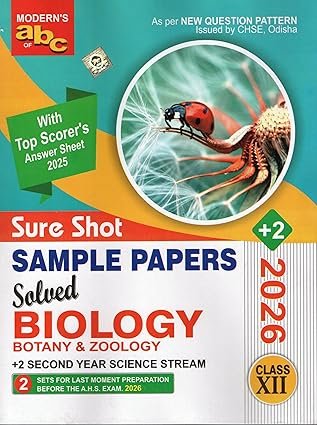Sure Shot Sample Papers Solved Biology Botany & Zoology