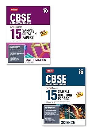 MTG CBSE Score more 15 Sample Question Papers Science,Mathematics