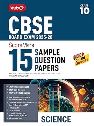 MTG CBSE Score more 15 Sample Question Papers Science