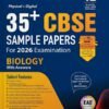 Together with 35+ CBSE Sample Papers Class 12 Biology for 2026 Board Exam | EAD series in Physical + Digital edition includes Solved & unsolved Papers with CBQs & Topper's Answer Sheet
