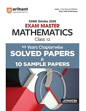 CHSE Odisha Exam Master Mathematics Class 12