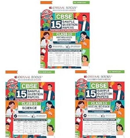 CBSE 15 Sample Question Papers Class 10 for Board Exams 20026