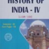 History of India-IV (c.1206-1526) Semester-III Core Paper-VII As Per NEP-2020 Model Syllabus (English Medium) Kalyani Published